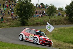  Napínavé finále: Wiegand se na Barum Czech Rally umístil na druhém místě
