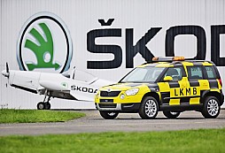 ŠKODA Yeti bude zajišťovat bezpečnost na letišti v Mladé Boleslavi