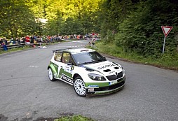 ŠKODA Motorsport slaví vítězství na Bohemia Rally