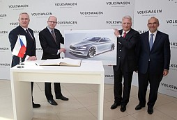 Česko-německé vrcholné setkání ve Wolfsburgu